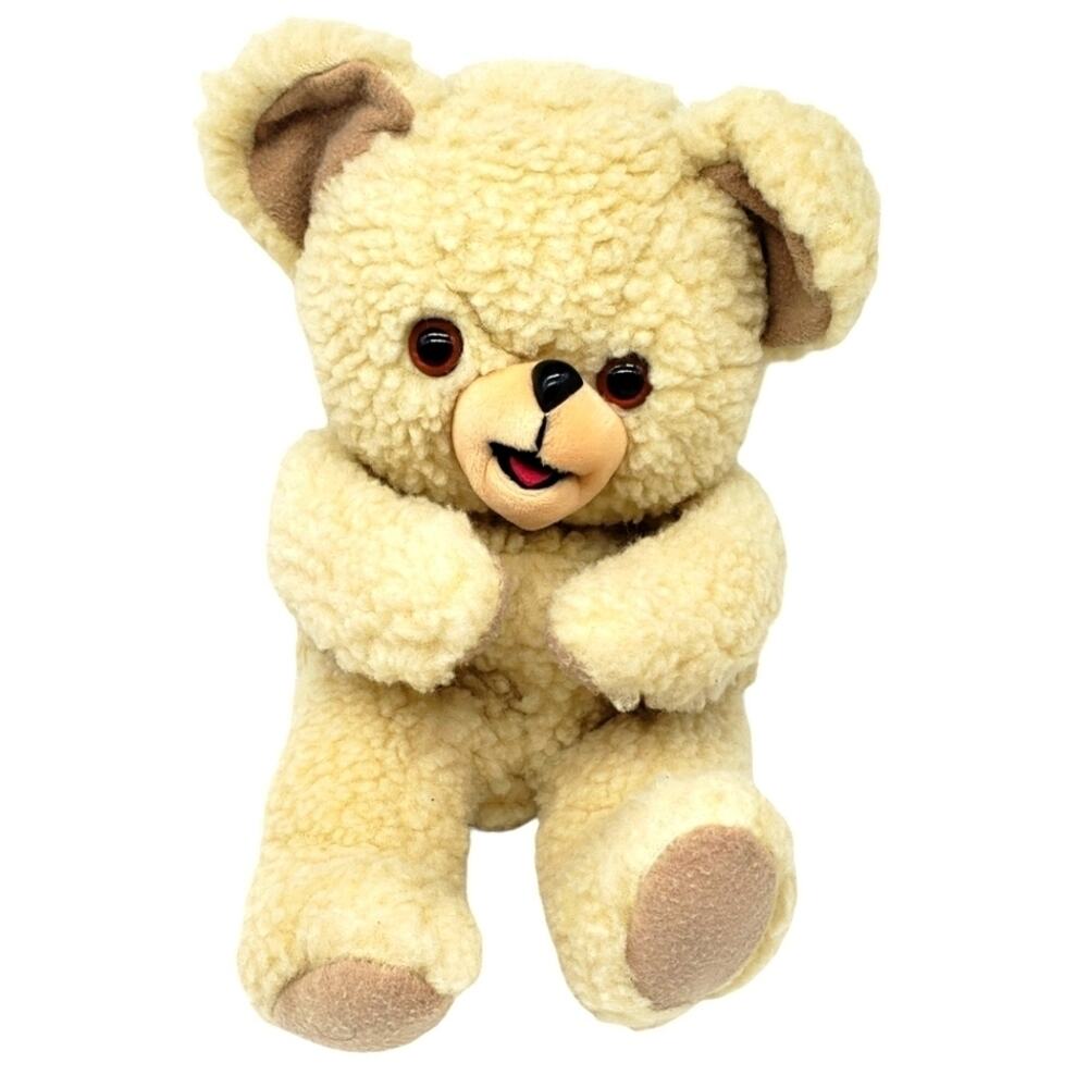 Vintage Snuggle the Promotional Teddy Bear Puppet Plush Bear